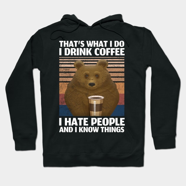 I hate morning people or morning people and people. Funny sloth design that is suitable for every mo Hoodie by SpruchBastler